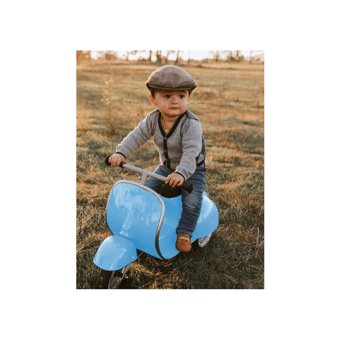 2 Ambosstoys Primo Ride-On Toy Kids Self-Propelled Scooter Metal Frame Age 3 Years
 - blue, 2 of 5