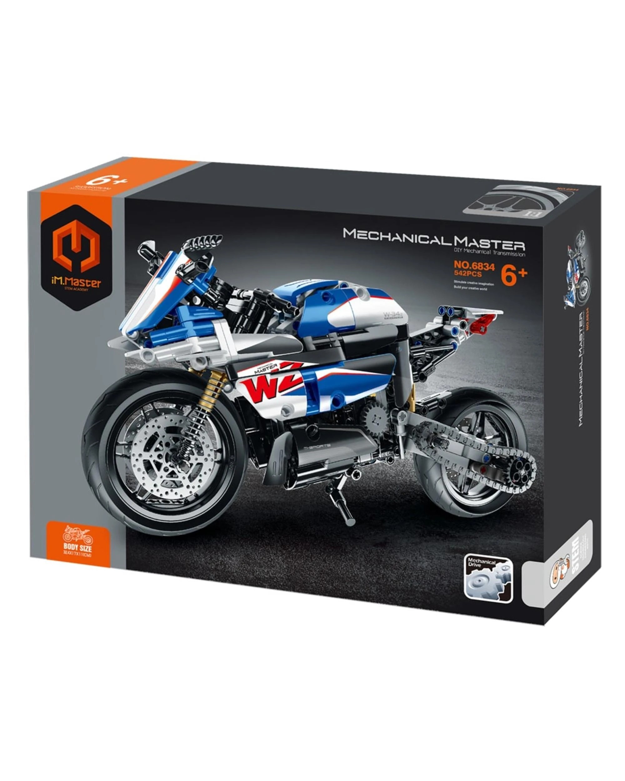 iM.Master Mechanical Master Motorcycle 542 Piece Model Kit - 6834 - Kmart