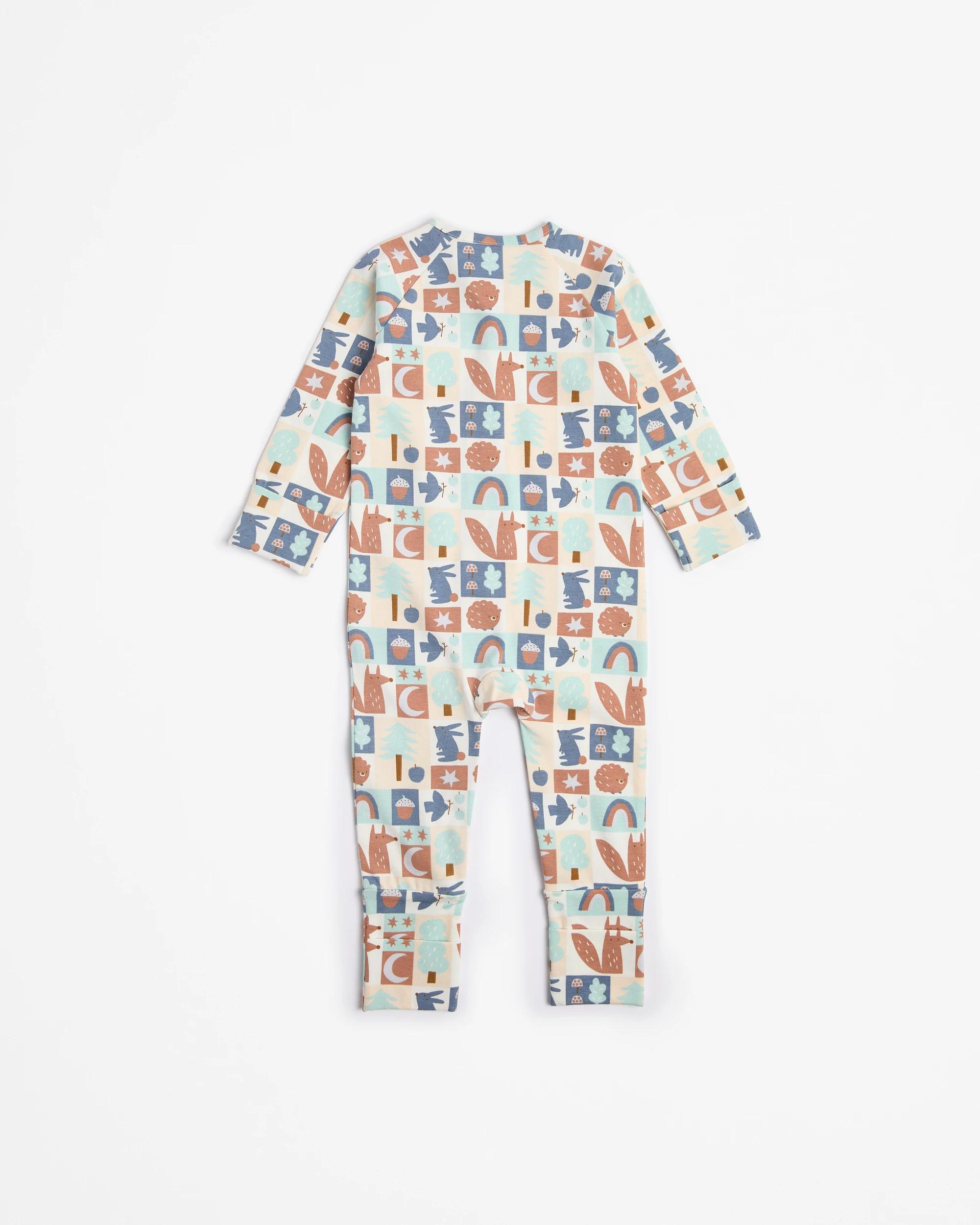 4 Target Baby Organic Cotton Footless Coverall ANIMALS, 4 of 4