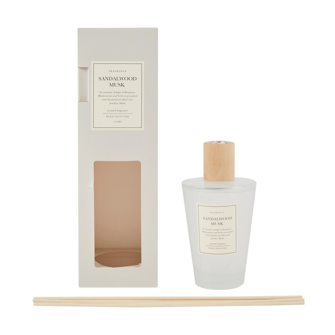2 XL Sandalwood Musk Reed Diffuser 350ml, 2 of 6