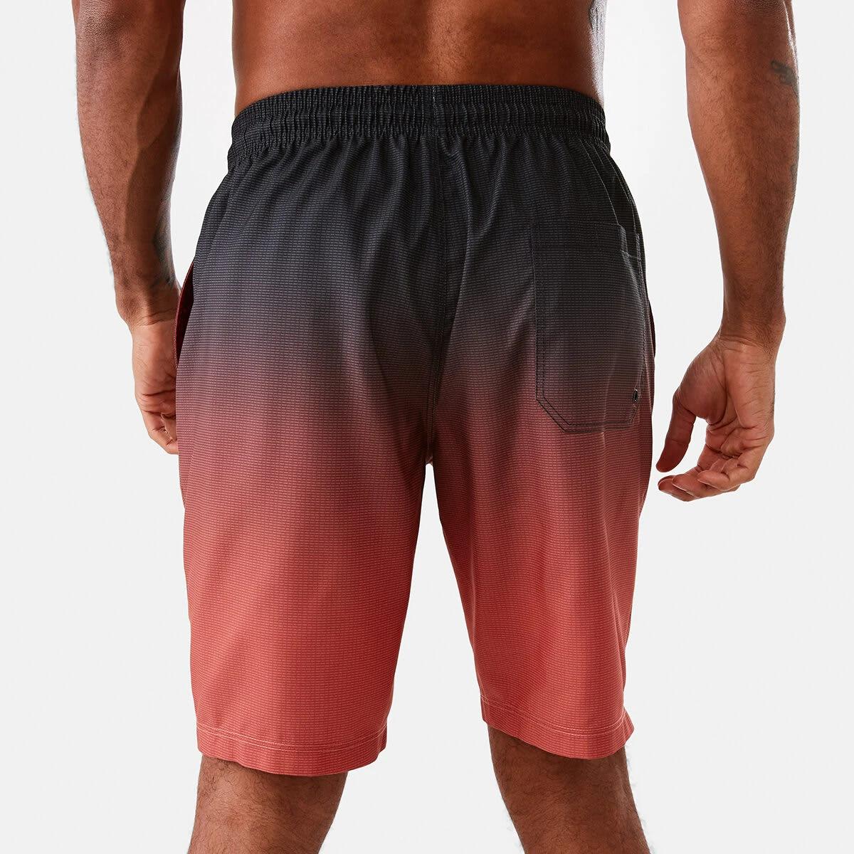 3 Long Length Boardshorts Red Gradnt, 3 of 7