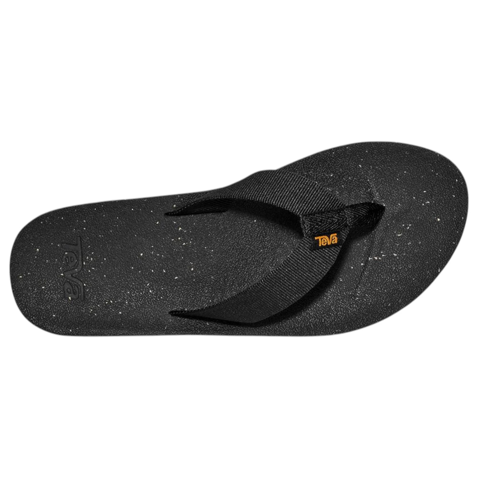 4 Teva Womens Reflip Slip On Sandals Thongs BLACK/BLACK, 4 of 6