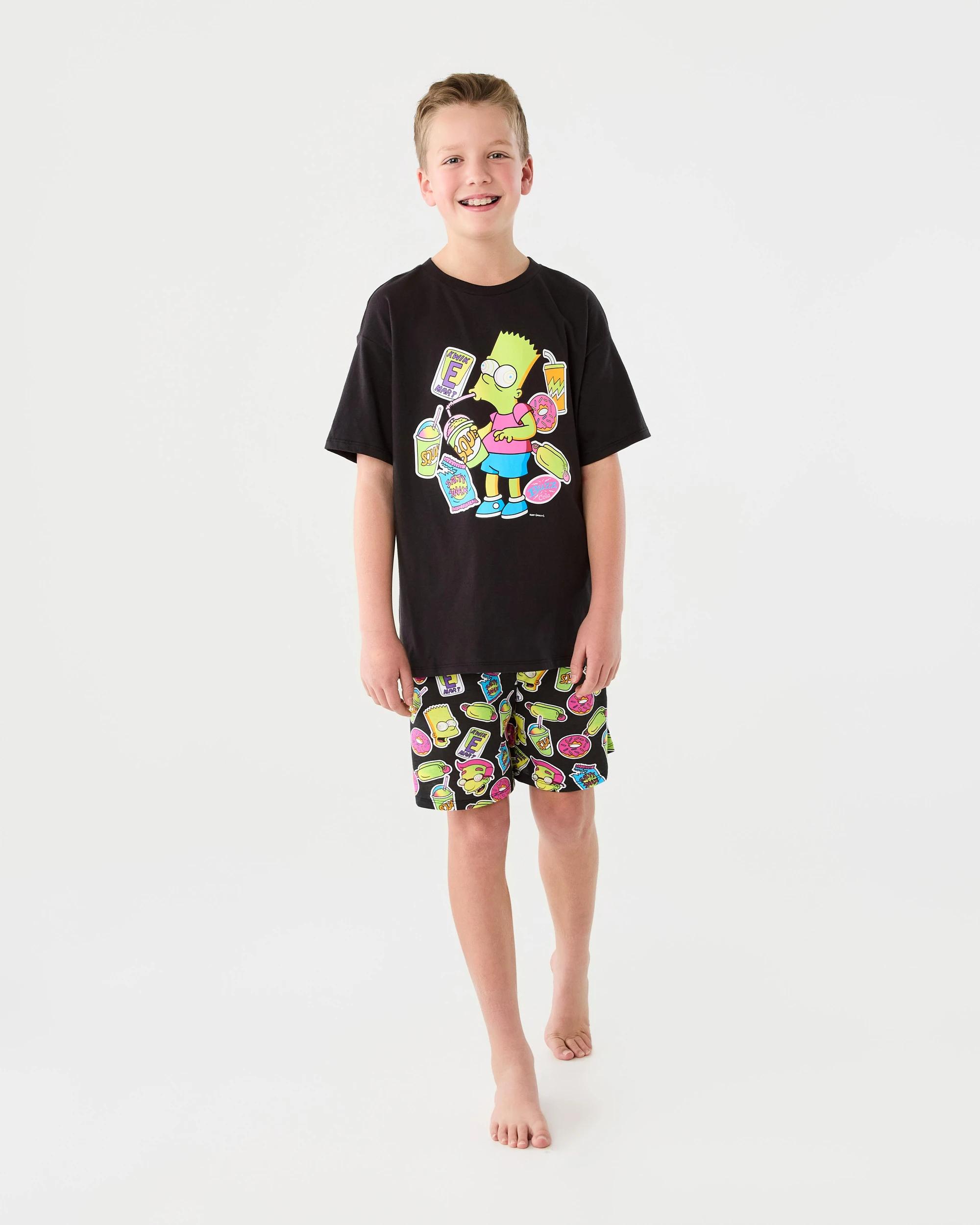 7 The Simpsons License Pyjama Set Blk Simpso, 7 of 9