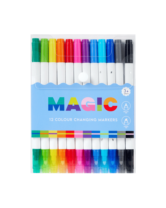 12 Pack Magic Colour Changing Markers