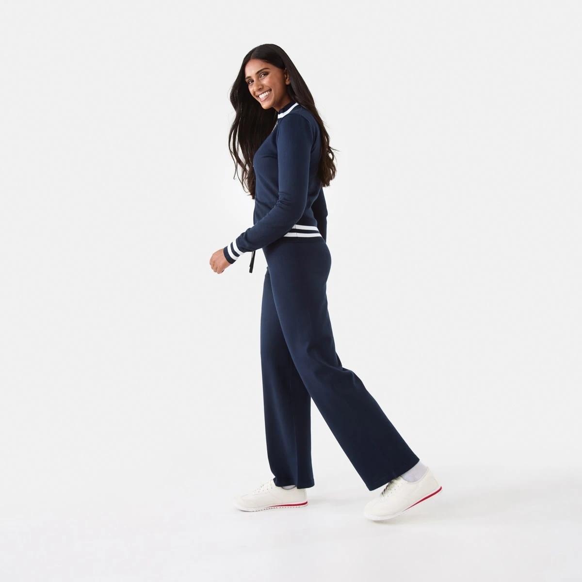 3 True Knit Tie Waist Pants Navy Blaze, 3 of 6