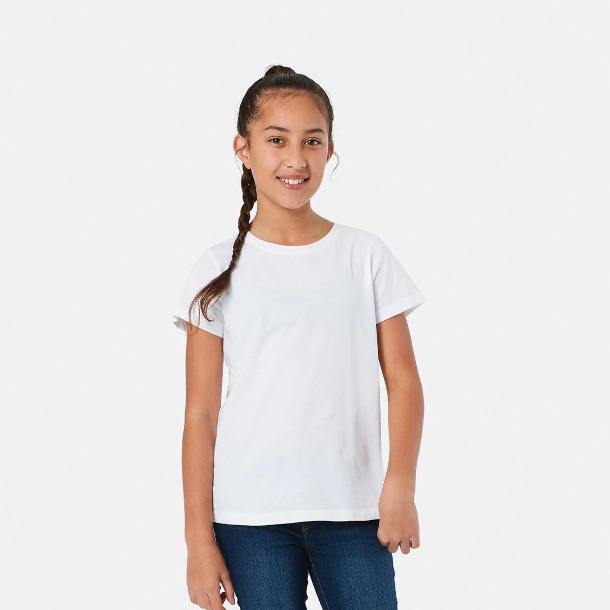 1 Short Sleeve Plain T-shirt White, 1 of 7