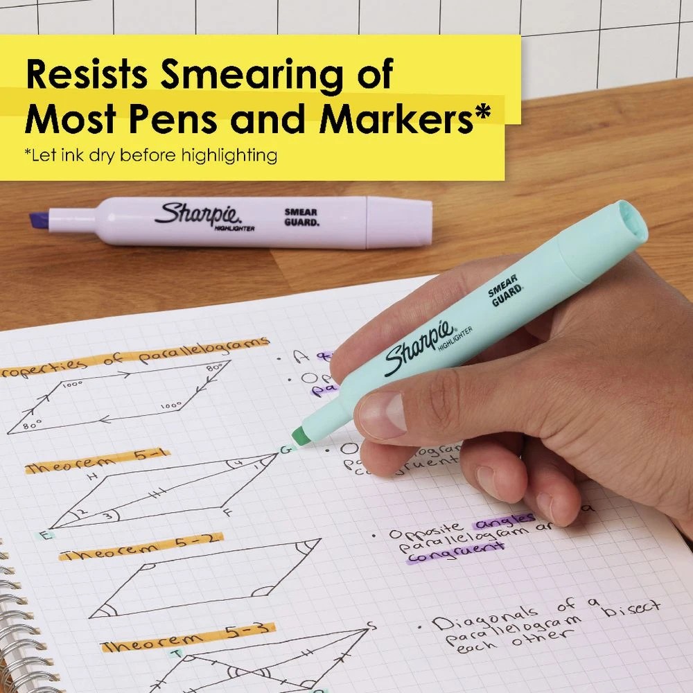 4 Sharpie Tank Highlighters 6 Pack Pastel, 4 of 10