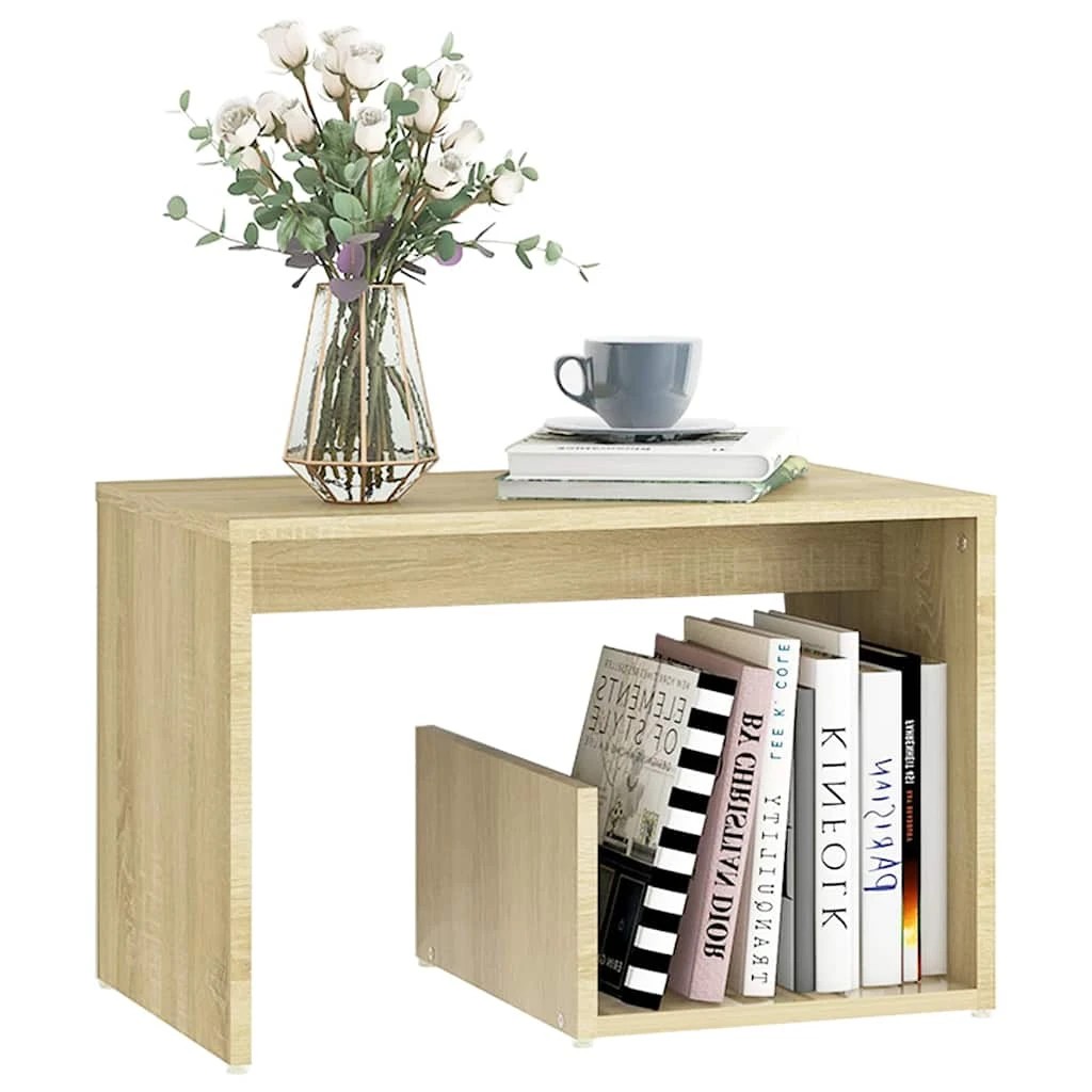 3 vidaXL Side table Ample Storage - Brown, 3 of 6