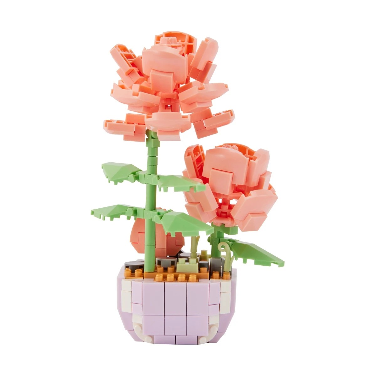 5 Mini Blocks Flower Series: Mini Flower Pot Playset - Assorted, 5 of 8