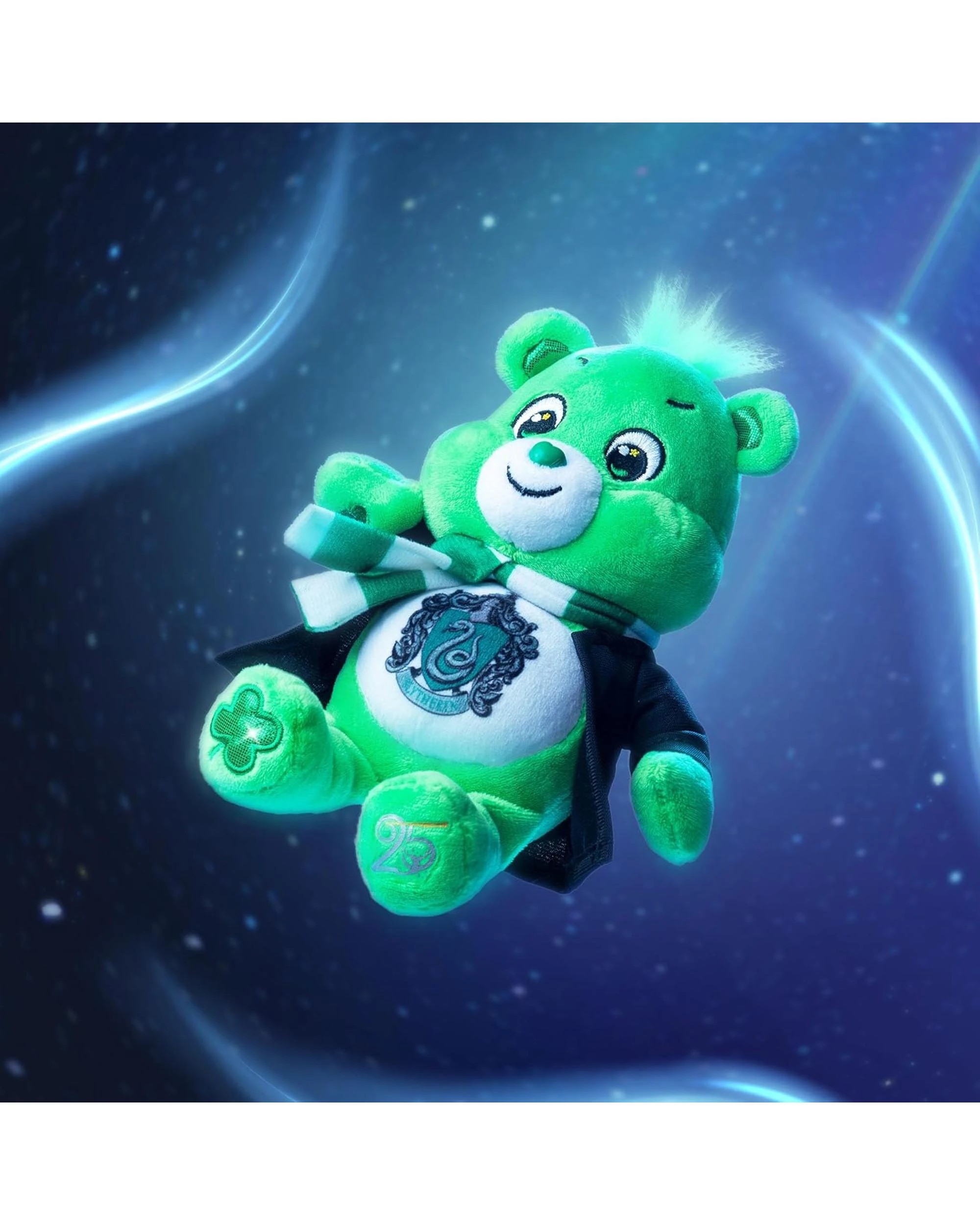 7 Care Bears X Harry Potter Good Luck Slytherin 8 inch Plush, 7 of 8