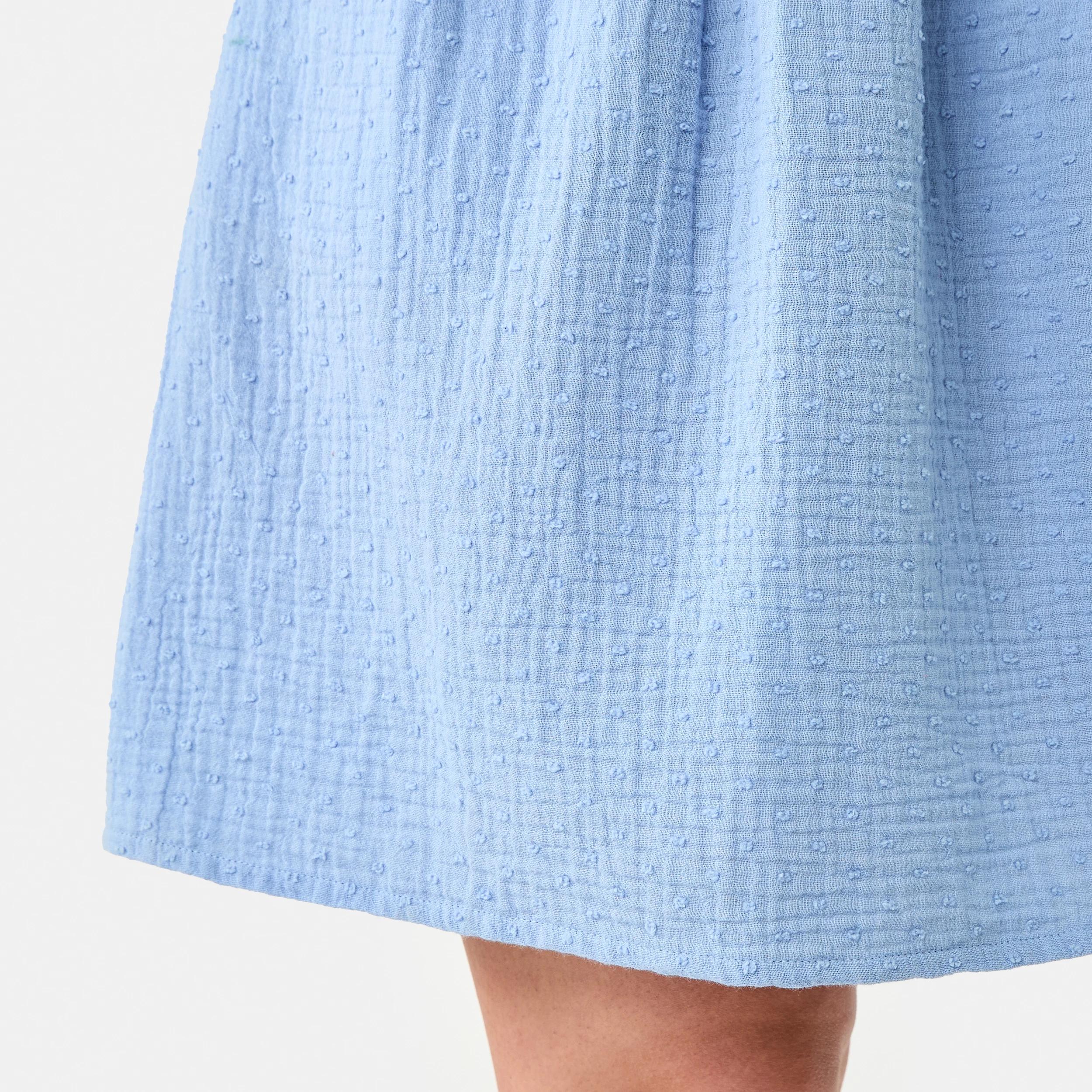 9 Short Puff Sleeve Mini Dress Bruni Blue, 9 of 10