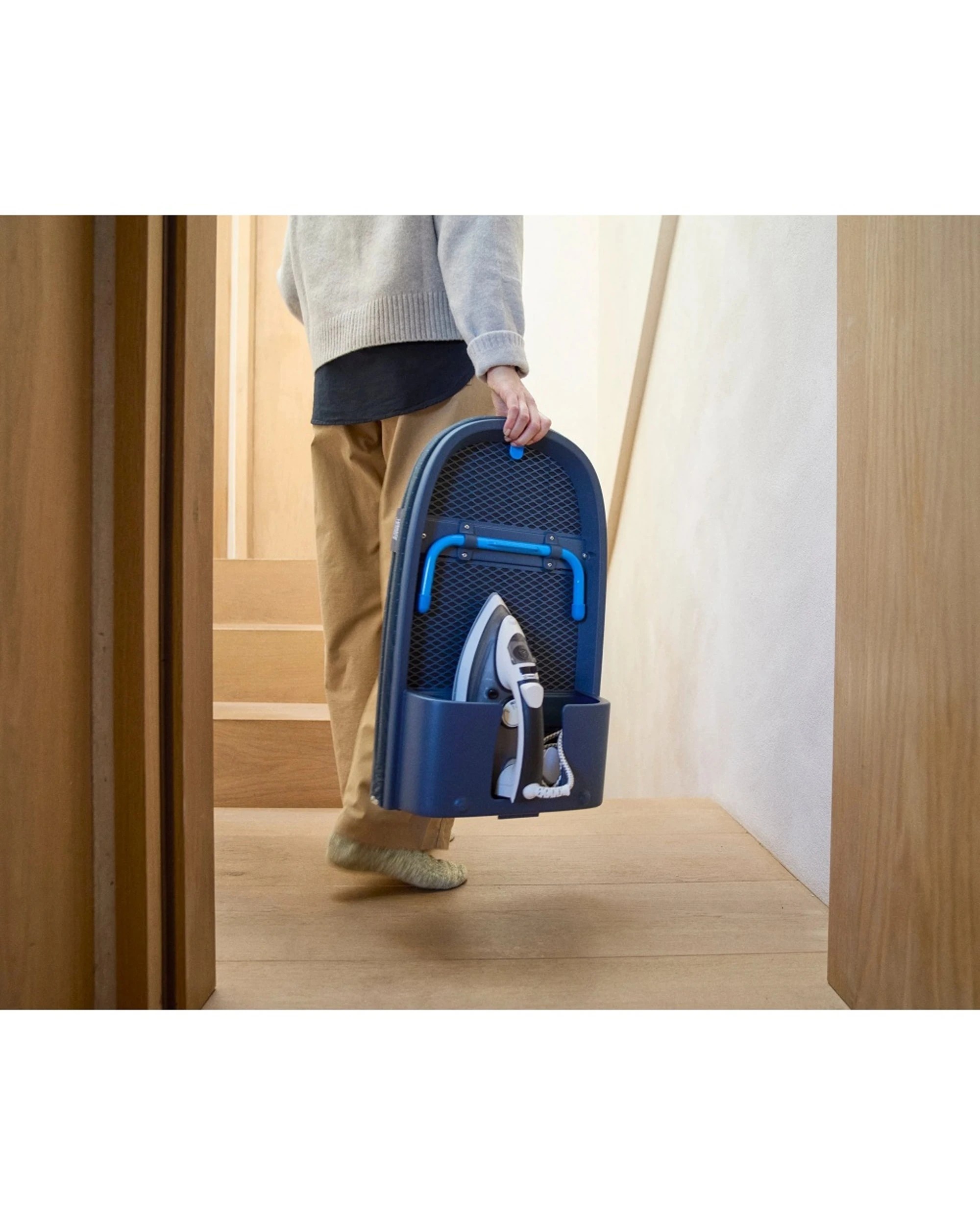 2 Joseph Joseph Pocket Max Plus Clothing Laundry Ironing Board Folding Table - Blue, 2 of 3