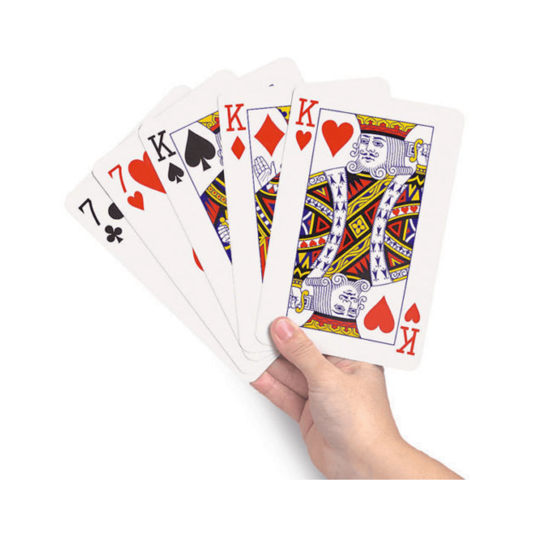 2 BR Toys Jumbo Playing Cards Full Deck with Plastic Coating, 2 of 3