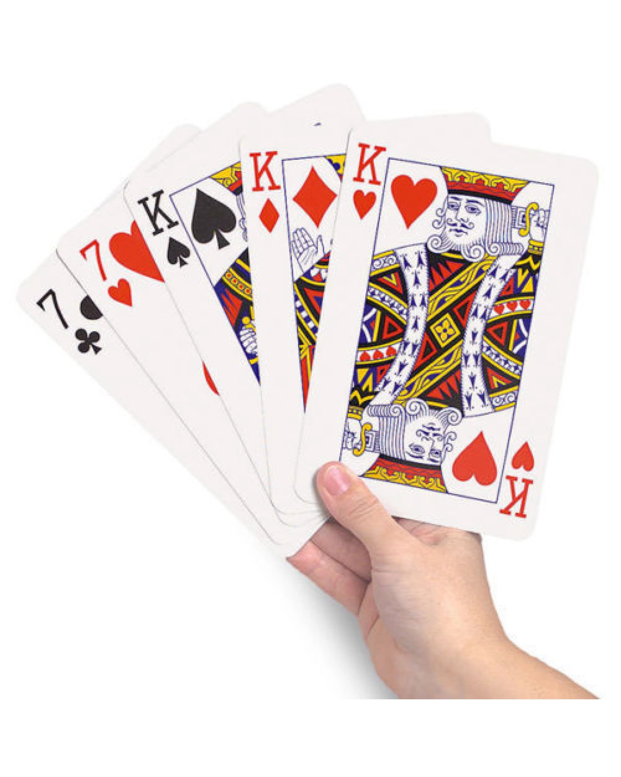 2 BR Toys Jumbo Playing Cards Full Deck with Plastic Coating, 2 of 3