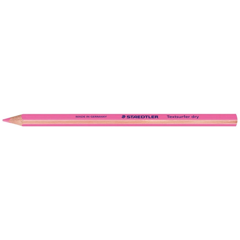 1 Staedtler Textsurfer Dry Highlighter Pencil Pink, 1 of 4