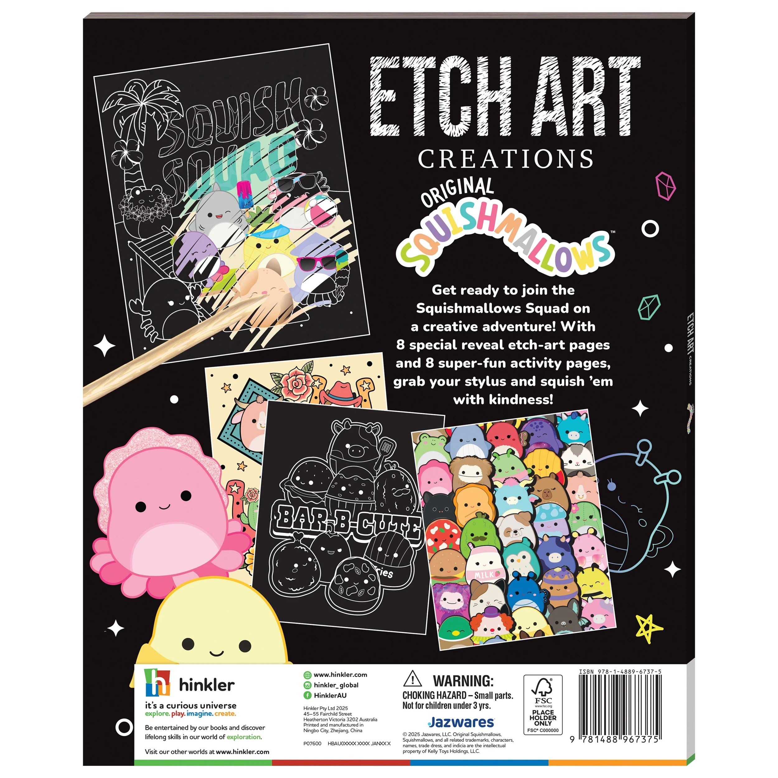 2 Original Squishmallows Etch Art Creations - Book, 2 of 5