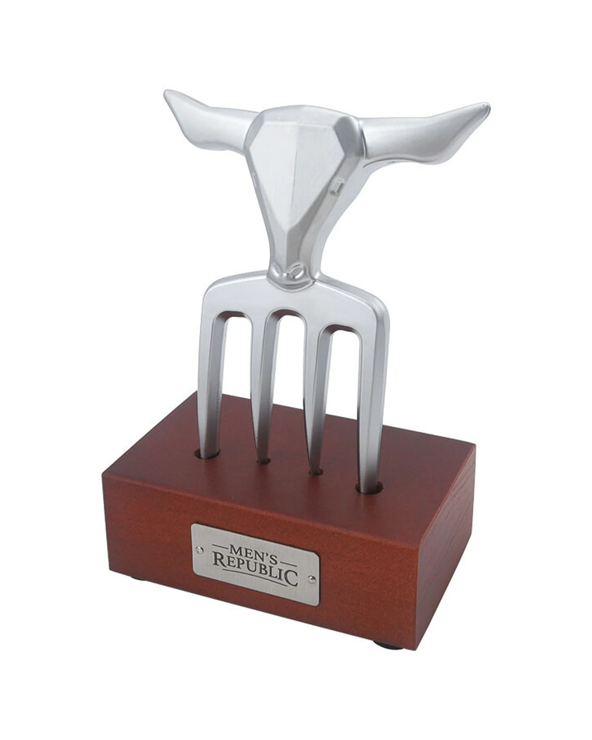 4 Mens Republic Heavy Duty Bull Fork For Carving And Serving Meat - Black, 4 of 9