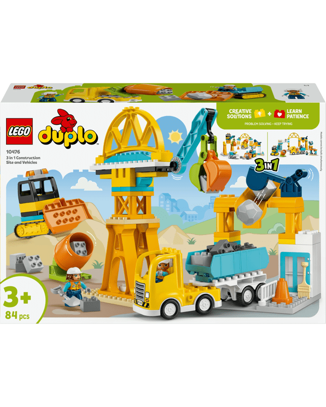 LEGO DUPLO Town 3 in 1 Construction Site and Vehicles 1
