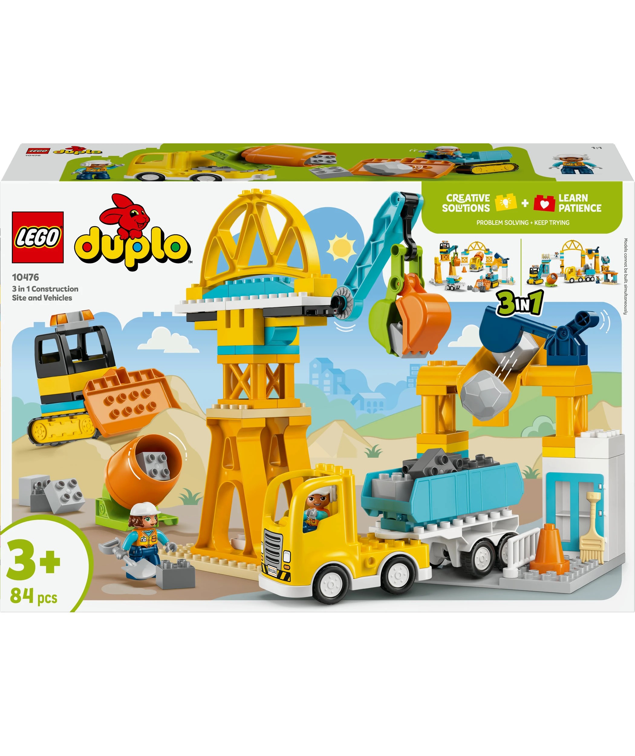 1 LEGO DUPLO Town 3 in 1 Construction Site and Vehicles 10476, 1 of 10