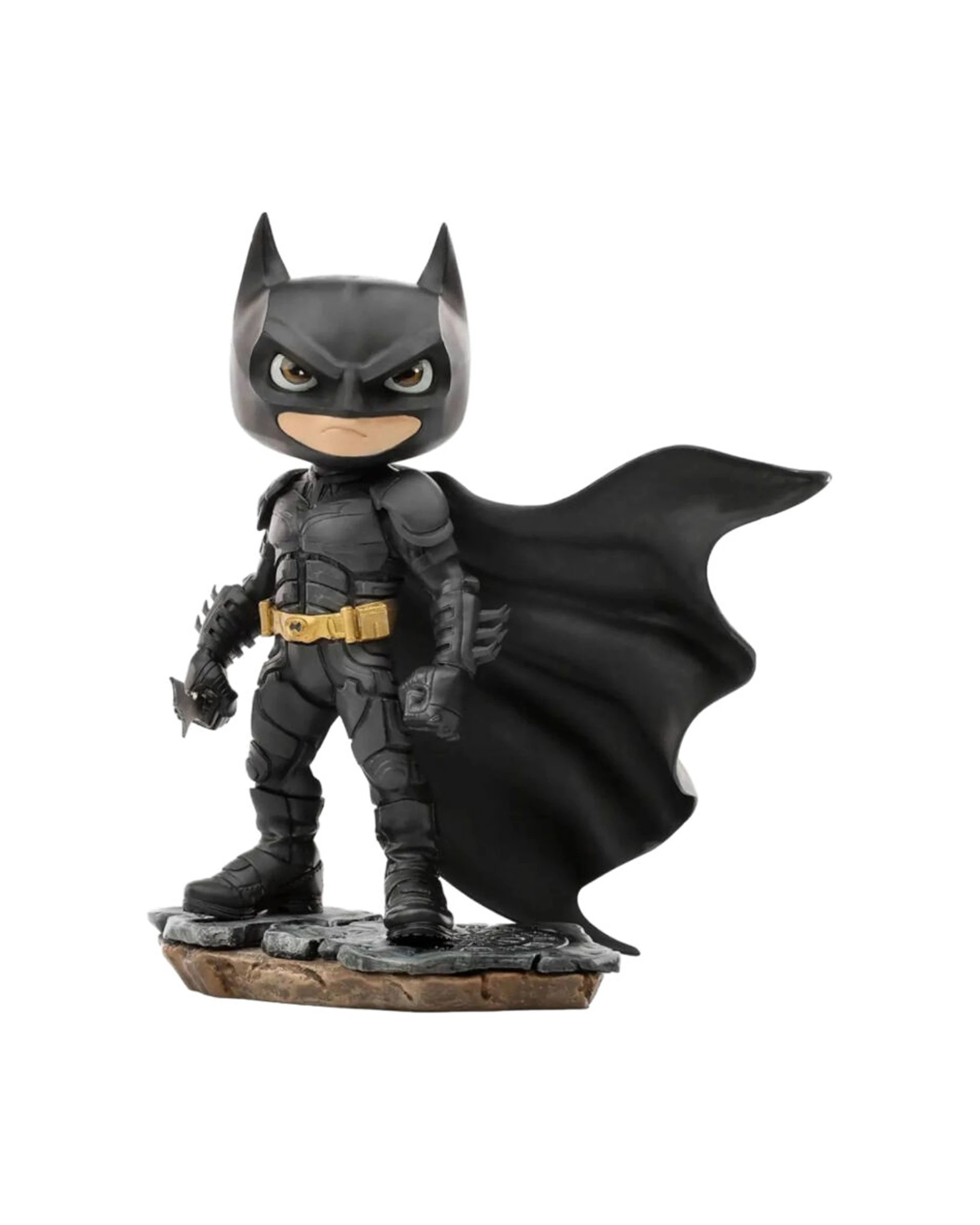 1 BATMAN Iron Studios Batman The Dark Knight Minico Vinyl Action Figure 6in - Black, 1 of 3
