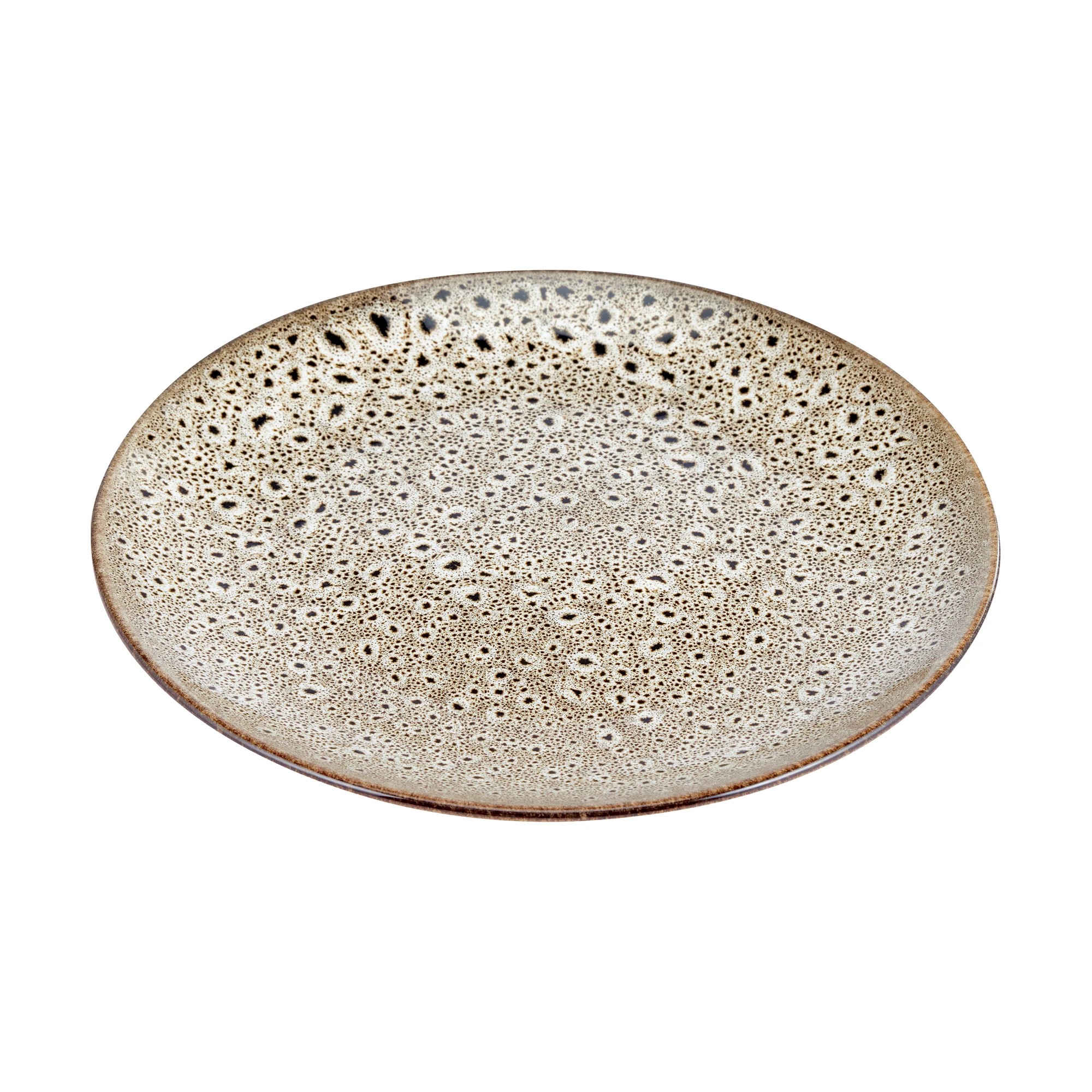 1 Brown Pebble Dinner Plate, 1 of 5