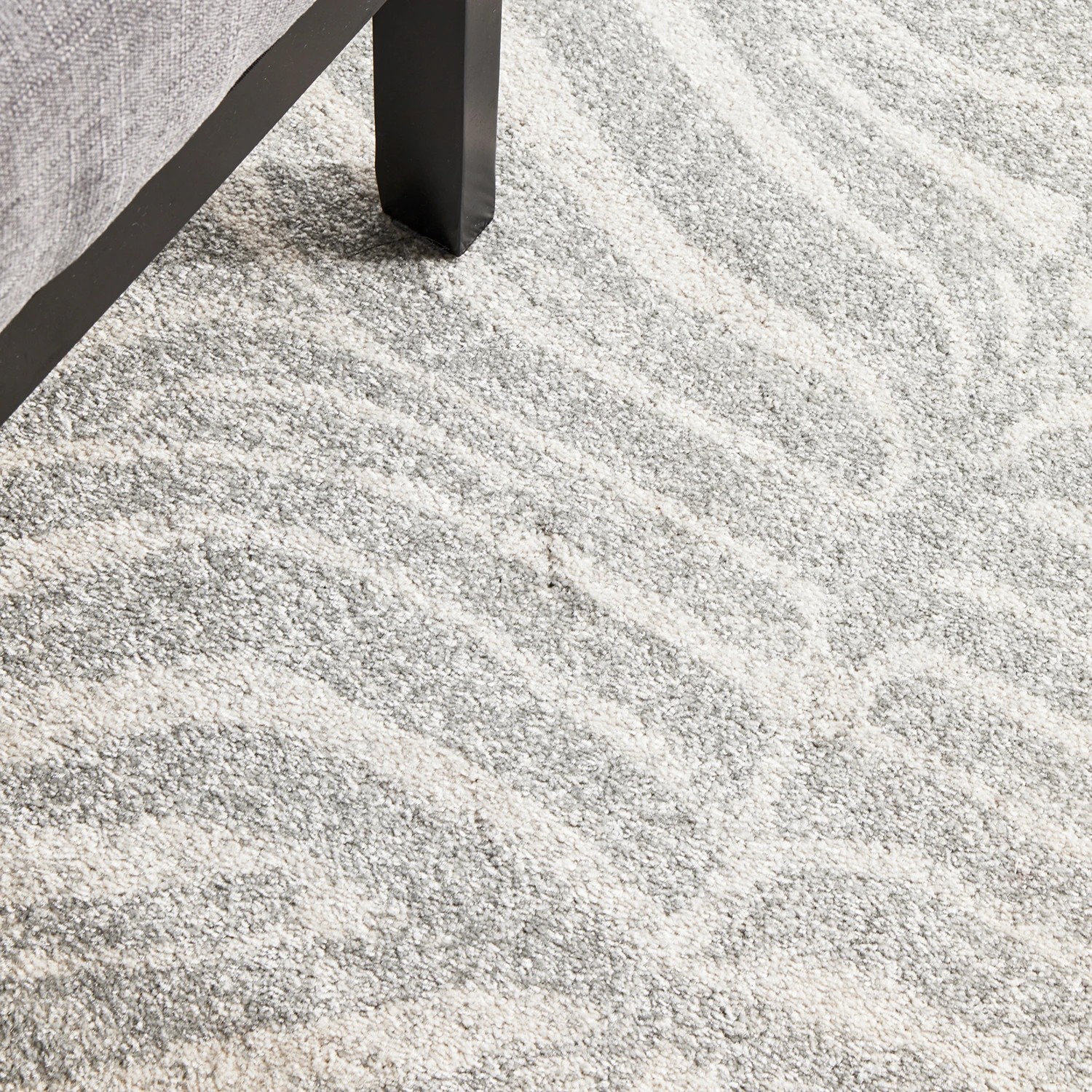 4 Common Ground Rugs Lustre Savannah 400x80cm - Large Runner Power Loomed Pet Friendly Rug - Silver, 4 of 6