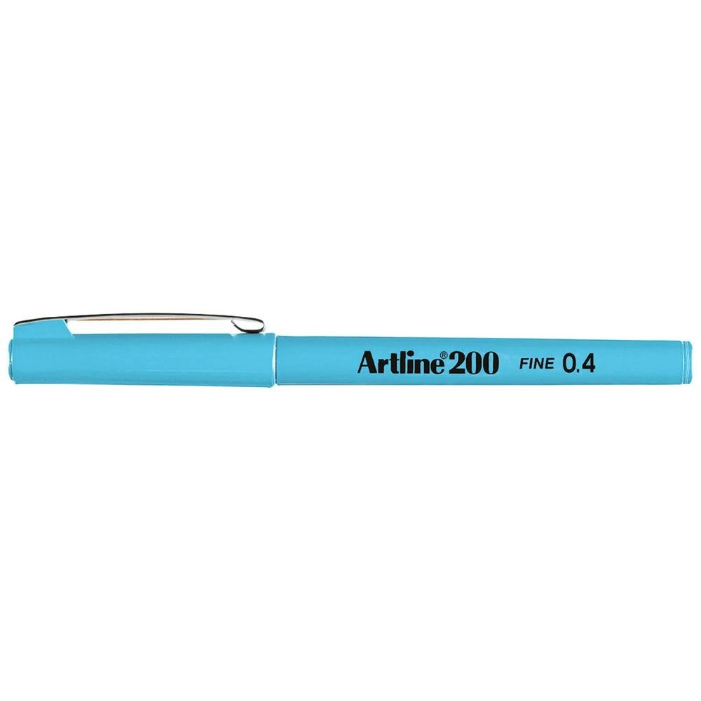 1 Artline 200 0.4mm Fineliner Light Blue, 1 of 2