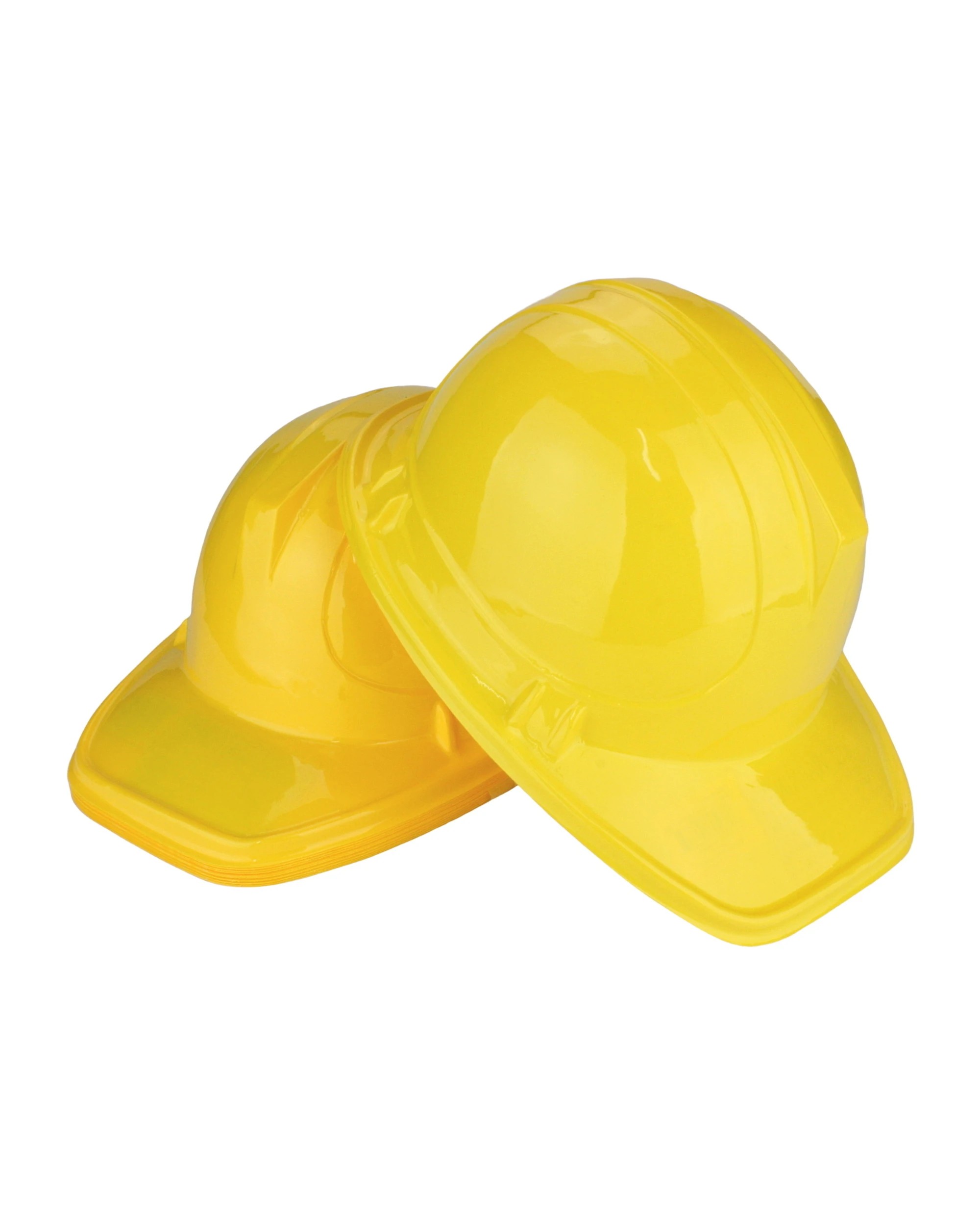 1 Construction Yellow Plastic Hats 56cm (Pack of 12), 1 of 1
