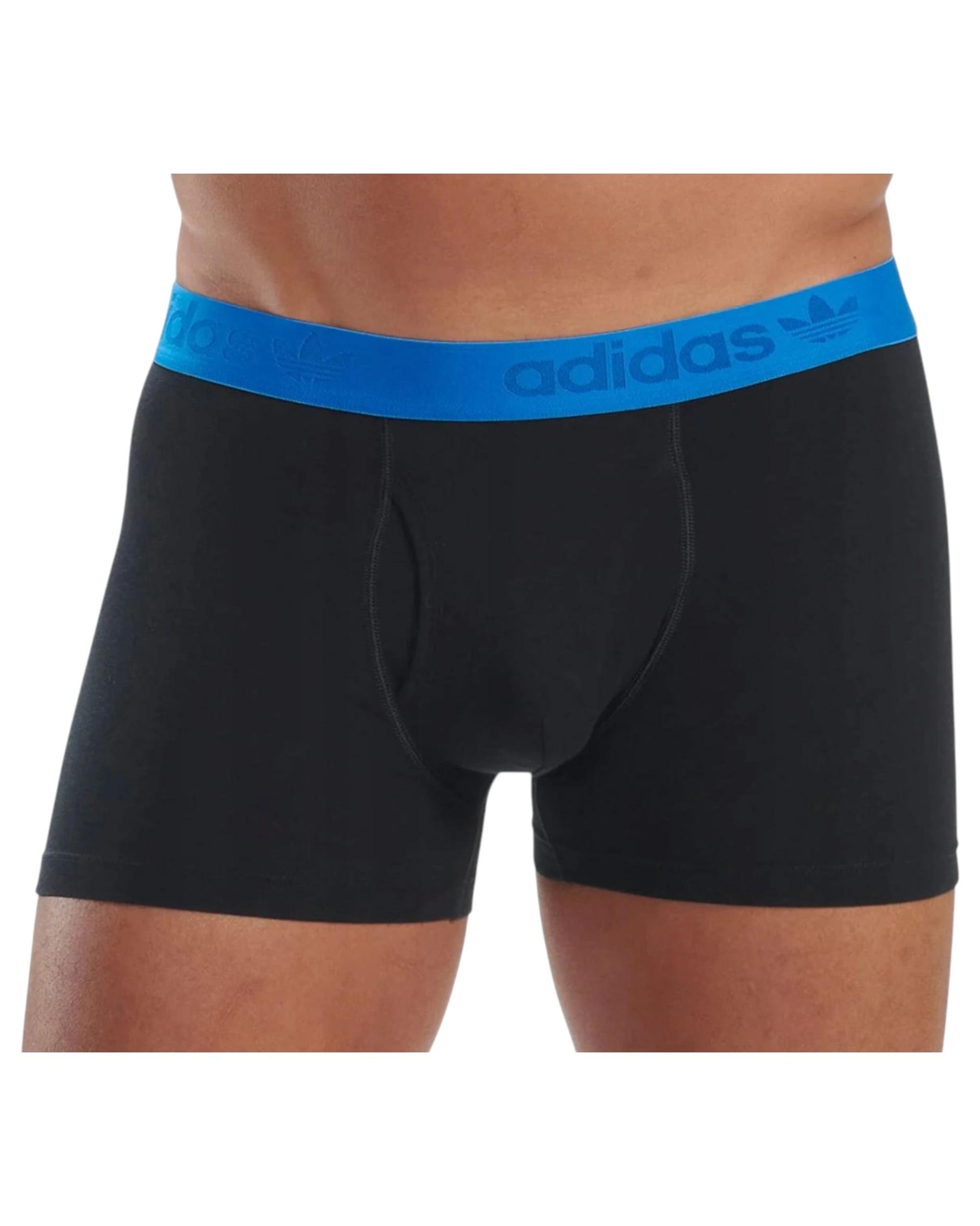 6 Adidas 9 Pack Mens Multi Colou Trunks Cotton Everyday Underwear MULTI, 6 of 7