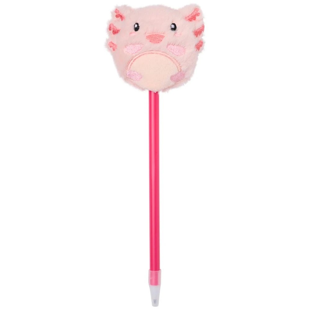 1 Studymate Novelty Plush Pen Axolotl, 1 of 1
