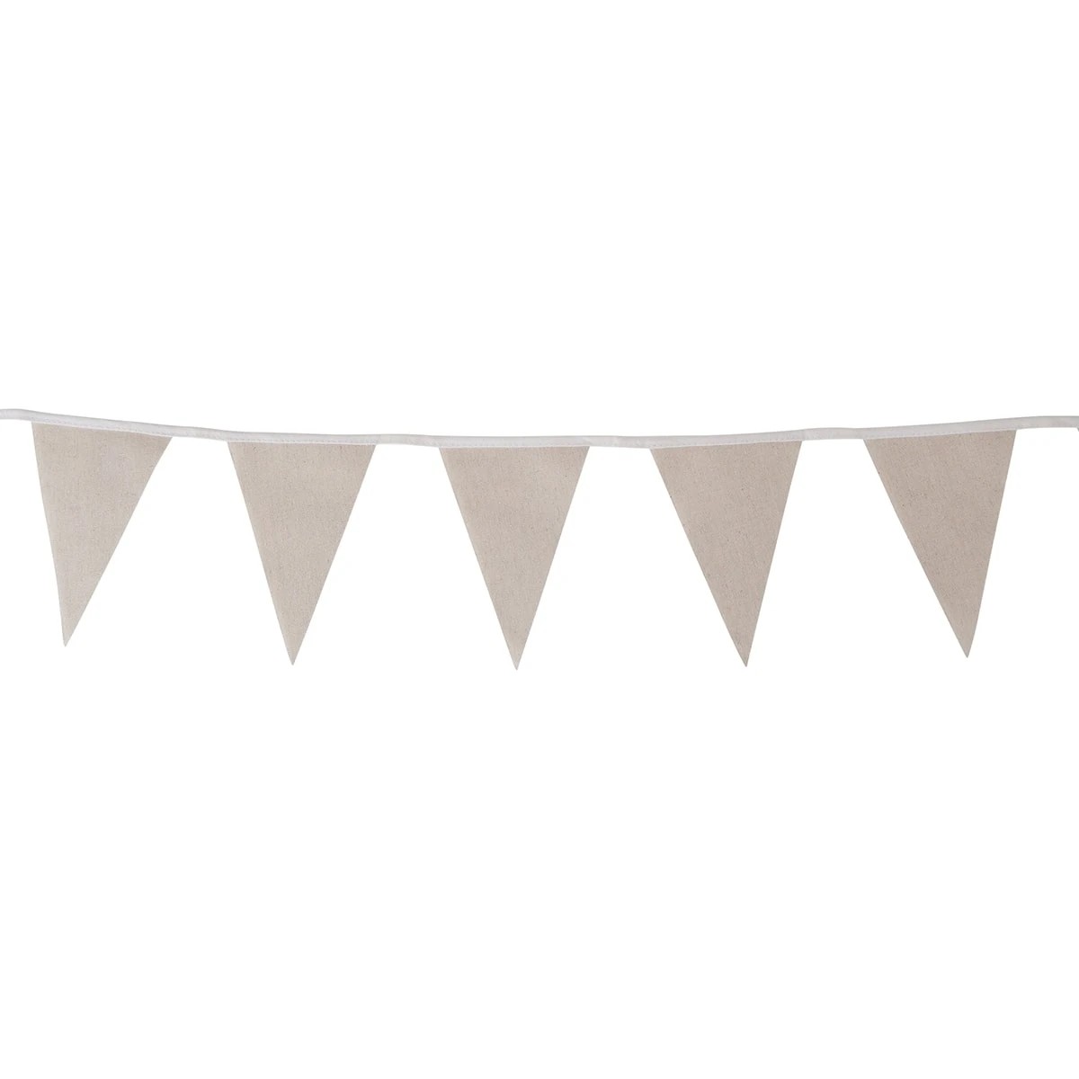 3 Linen Flag Bunting, 3 of 4