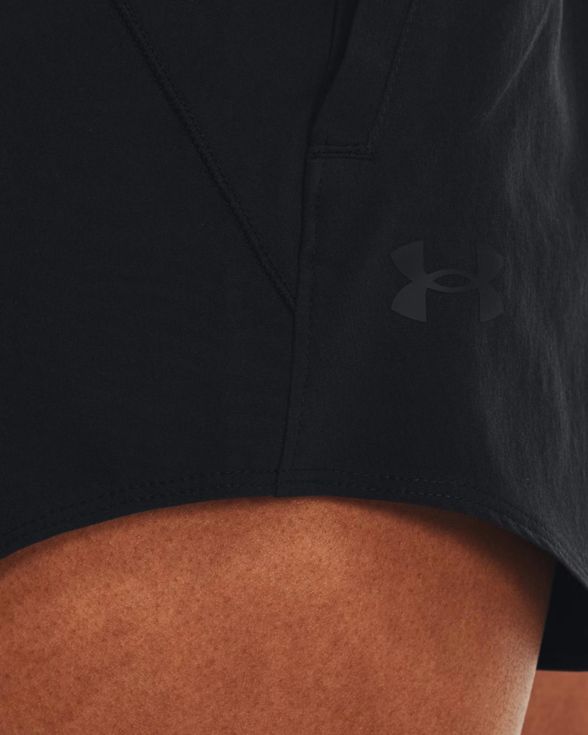 3 Under Armour Womens Vanish Black 3 Inch Athletic Shorts BLACK, 3 of 7