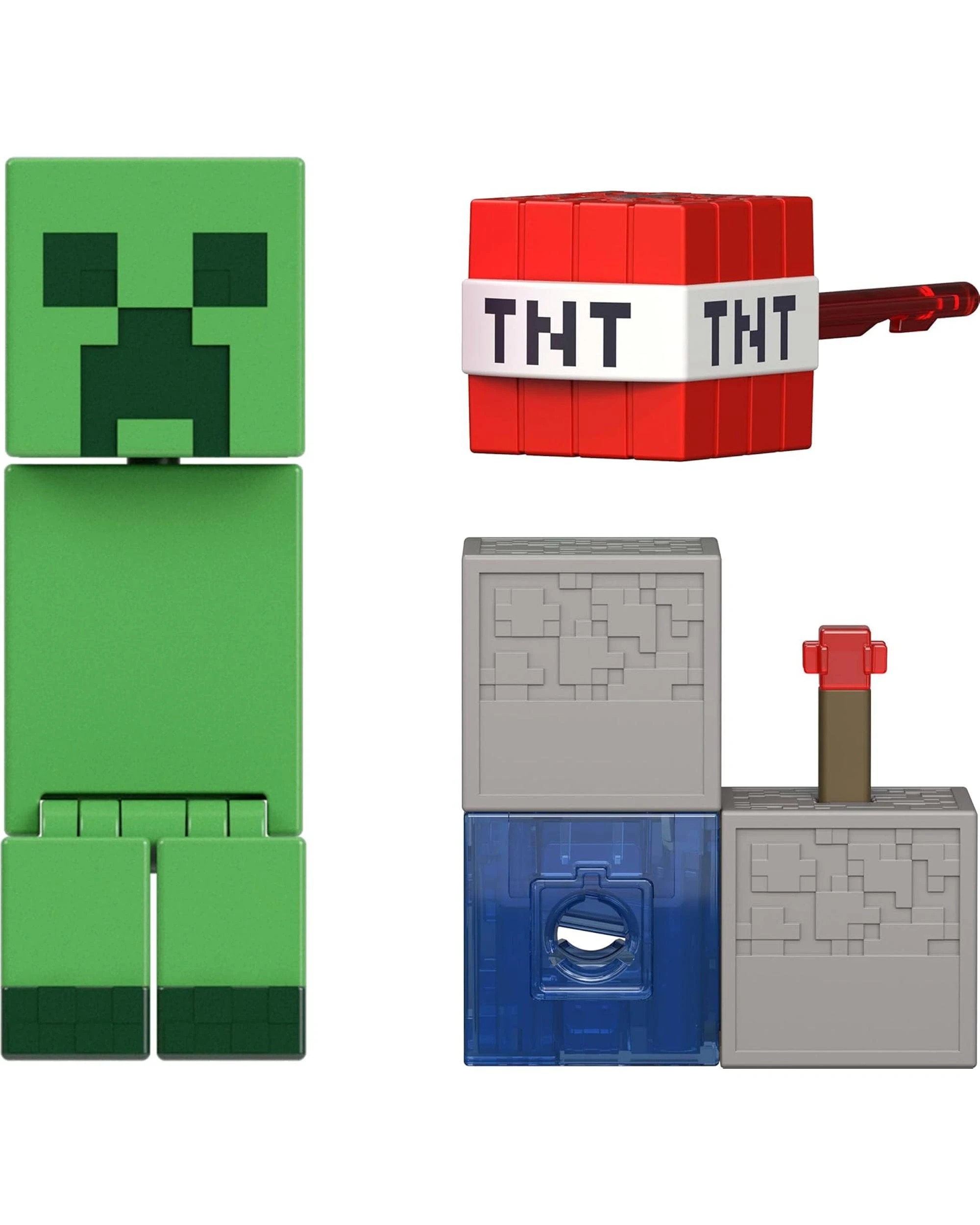 2 Minecraft Redstone Charged Creeper Figure, 2 of 3