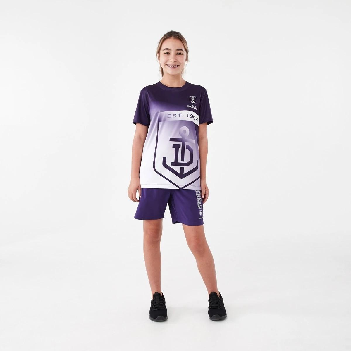 7 Official AFL Kids Training T-shirt Fremantle, 7 of 10