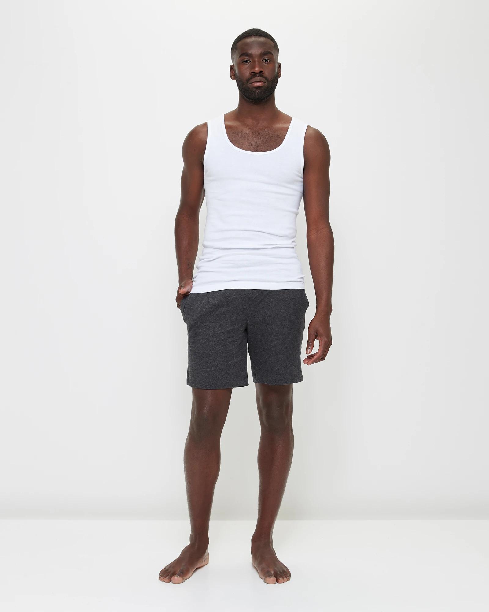 3 Maxx 6 Pack Seamfree Singlets WHITE, 3 of 6