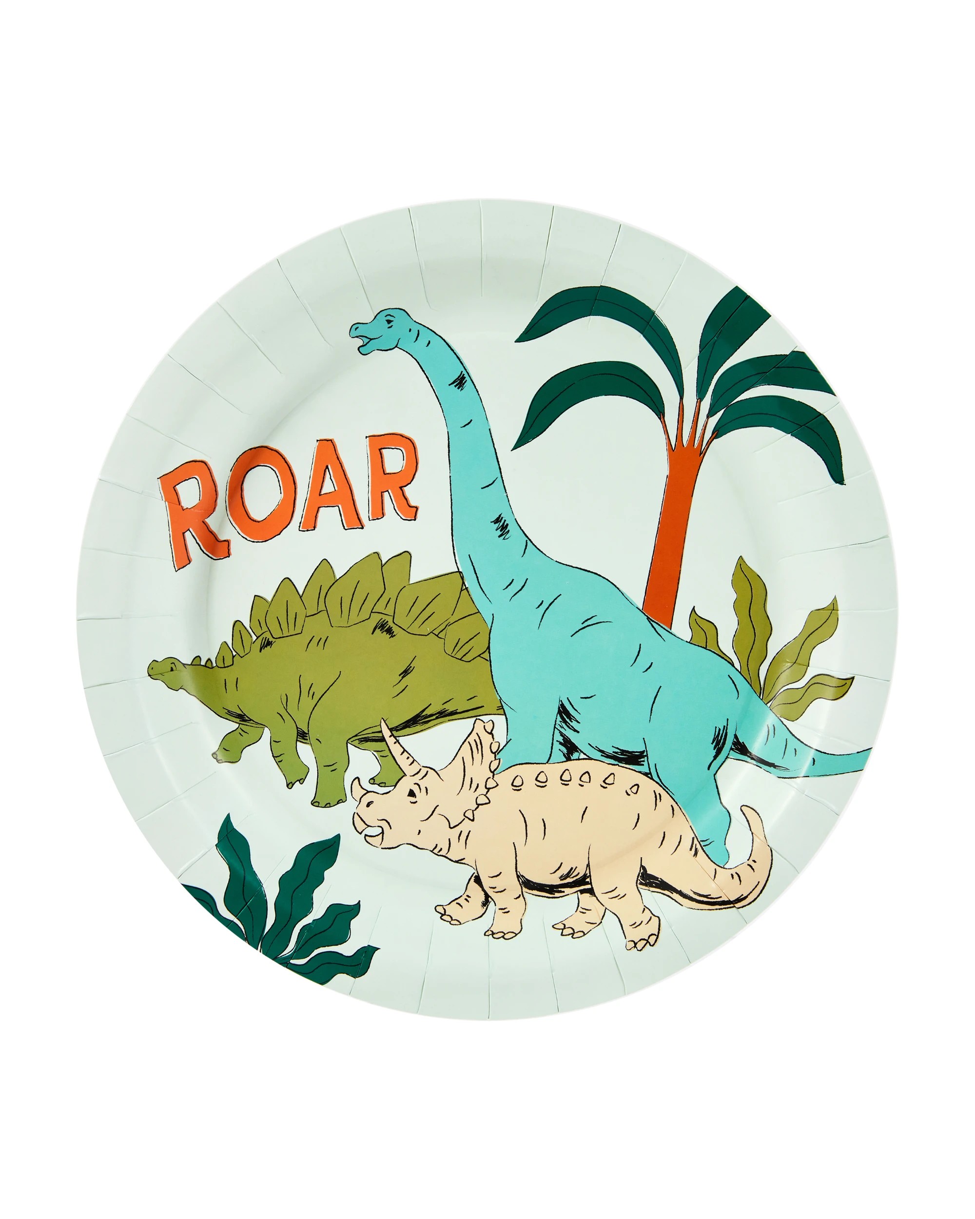 1 16 Piece Dinosaur Paper Plates, 1 of 4