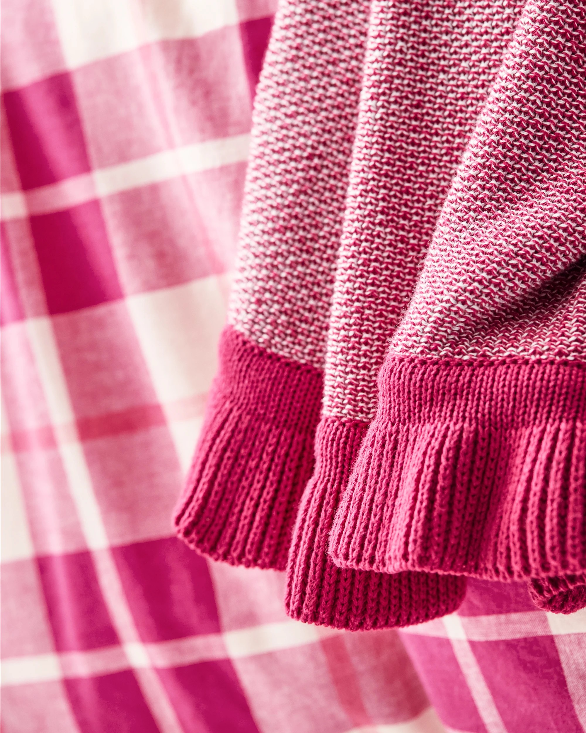 4 Target Kaya Knit Ruffle Throw - Queen Bed - Pink, 4 of 5