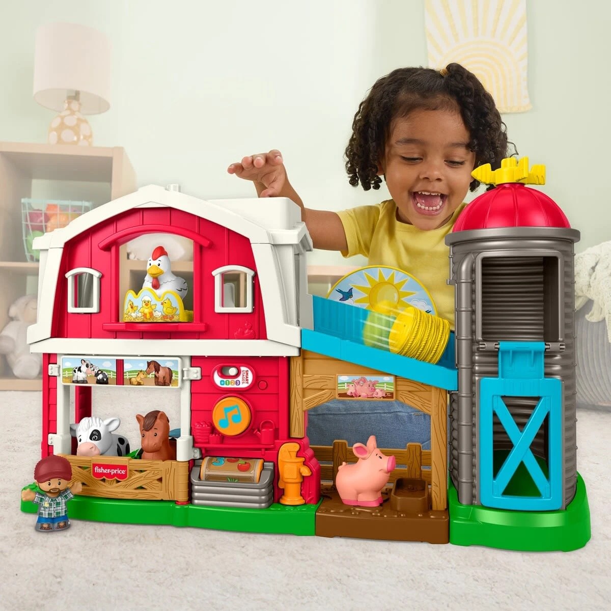 6 Fisher-Price Little People Caring Fun Animal Farm Playset, 6 of 6