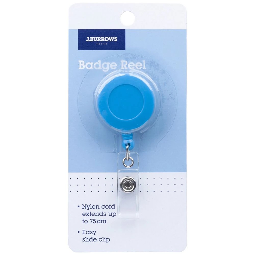 1 J.Burrows Badge Reel Blue, 1 of 2