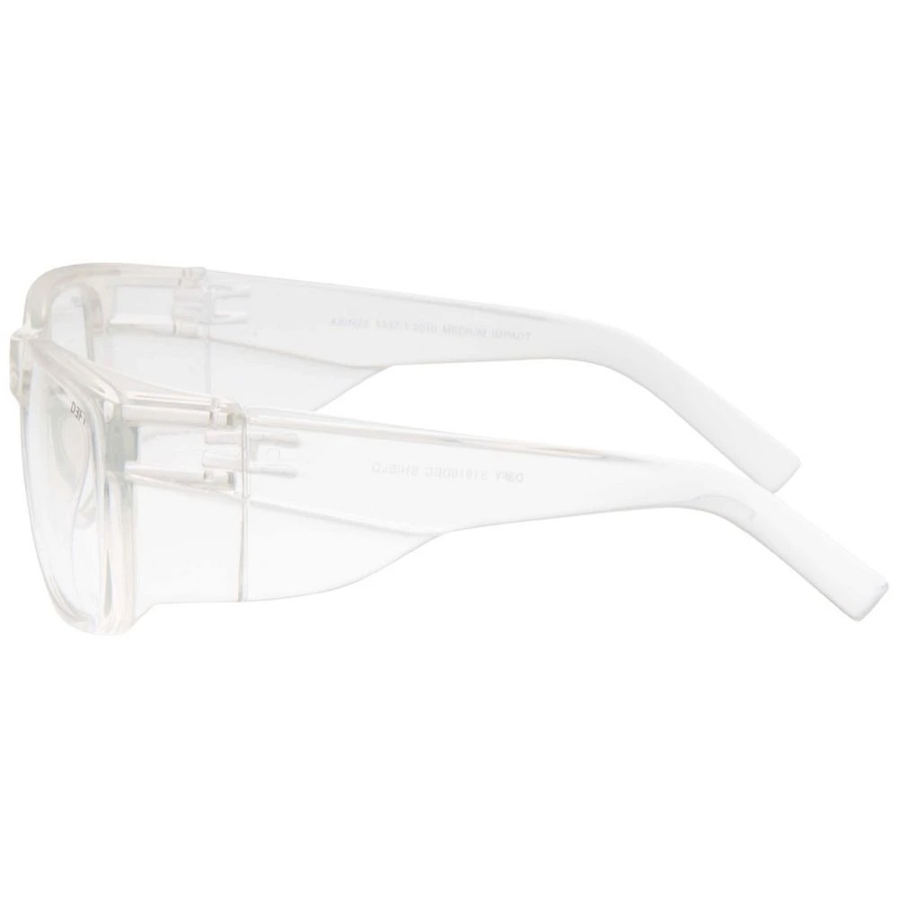 4 Defy Shield Safety Glasses Clear Lens, 4 of 4