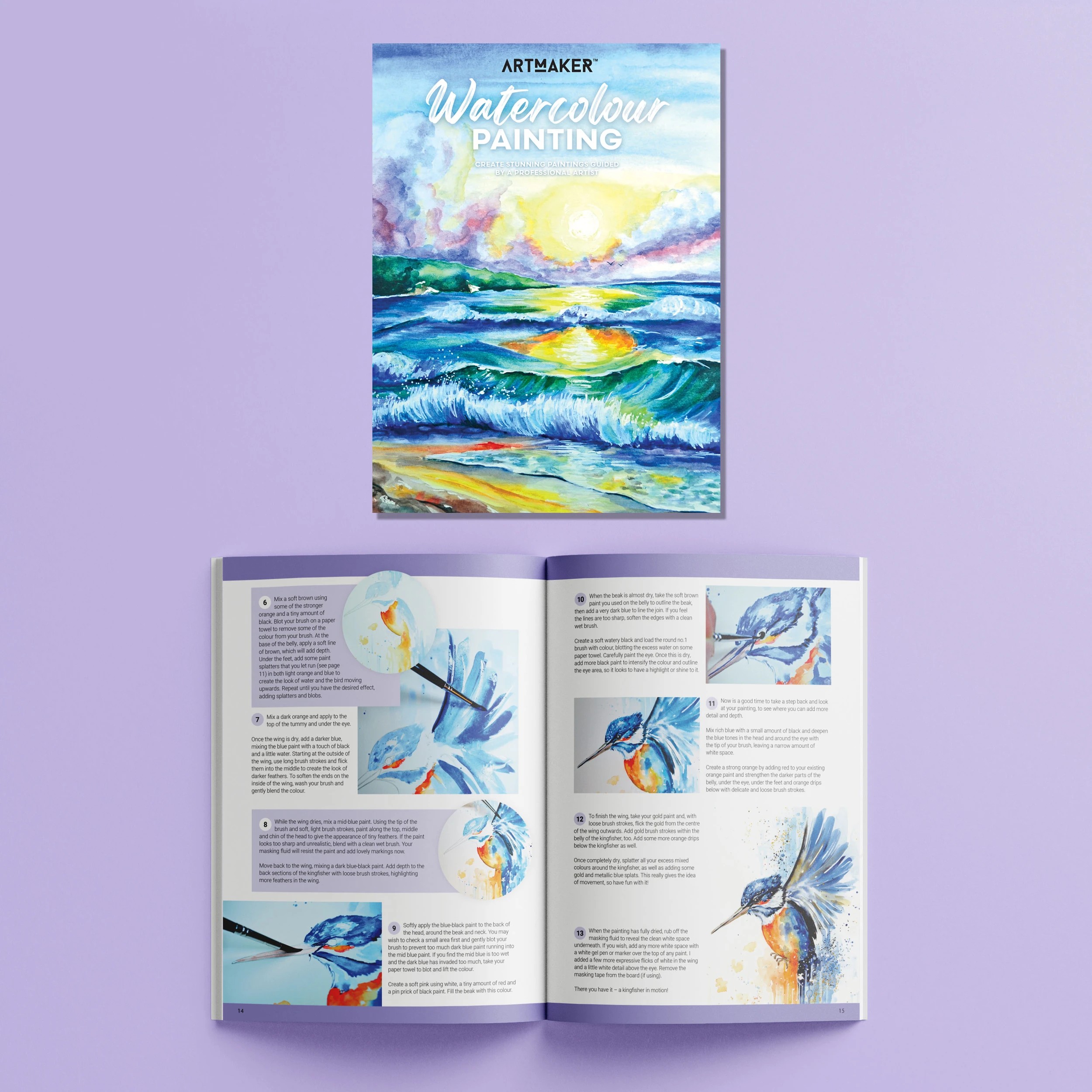 4 Art Maker Watercolour Painting  - Book, 4 of 6
