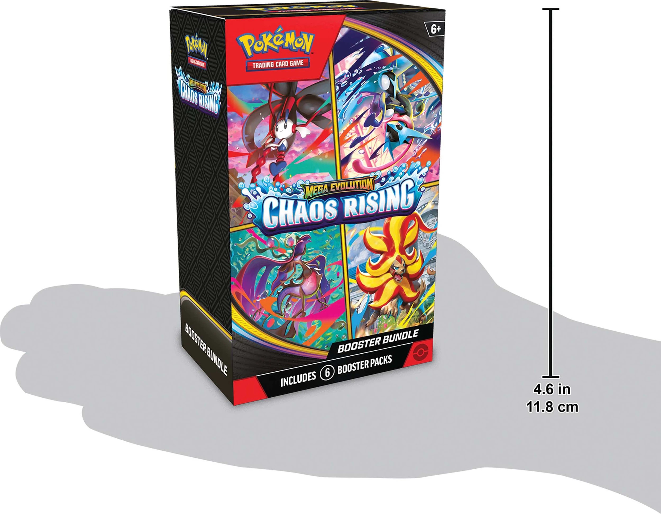 2 Pokemon Trading Card Game: Mega Evolution Chaos Rising Booster Bundle, 2 of 3