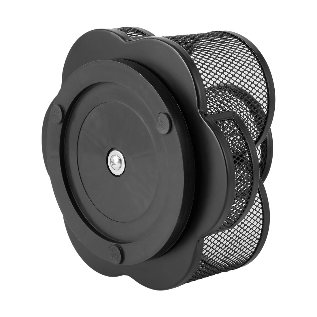 4 Rotating Mesh Pen Caddy - Black, 4 of 6