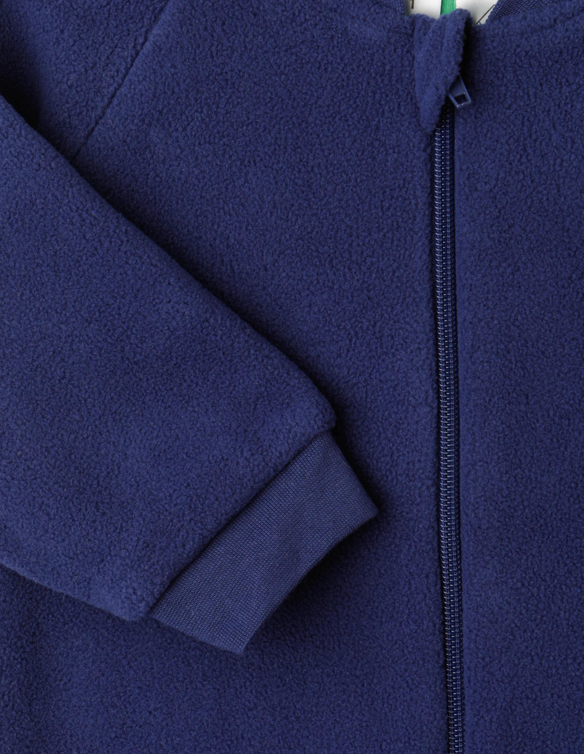 4 Snugtime Lined polar fleece blanket sleeper Navy size 0 NAVY, 4 of 7