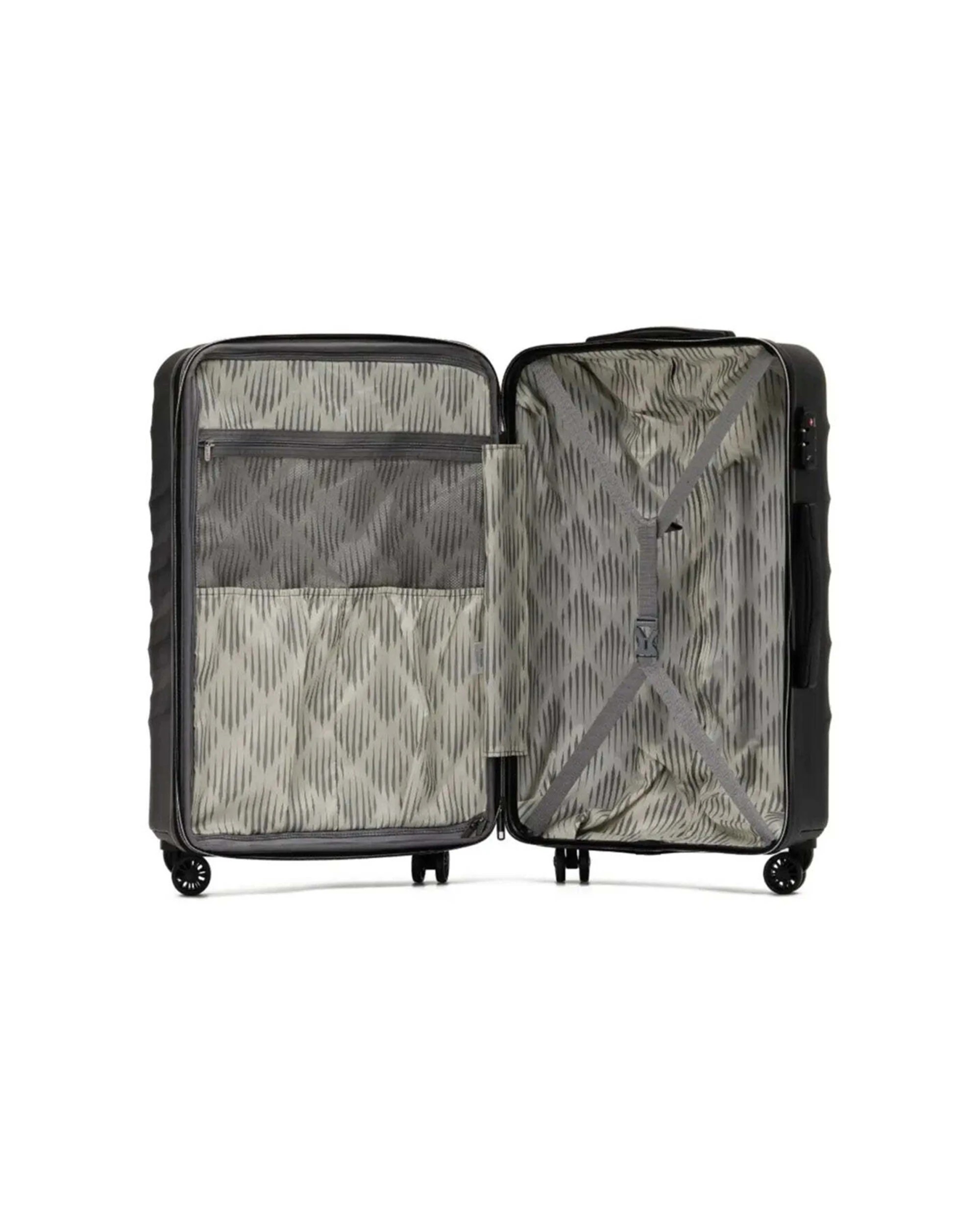2 Tosca Interstellar 4-Wheel Expandable Suitcase Set of 3 Small Medium Large - Black, 2 of 5