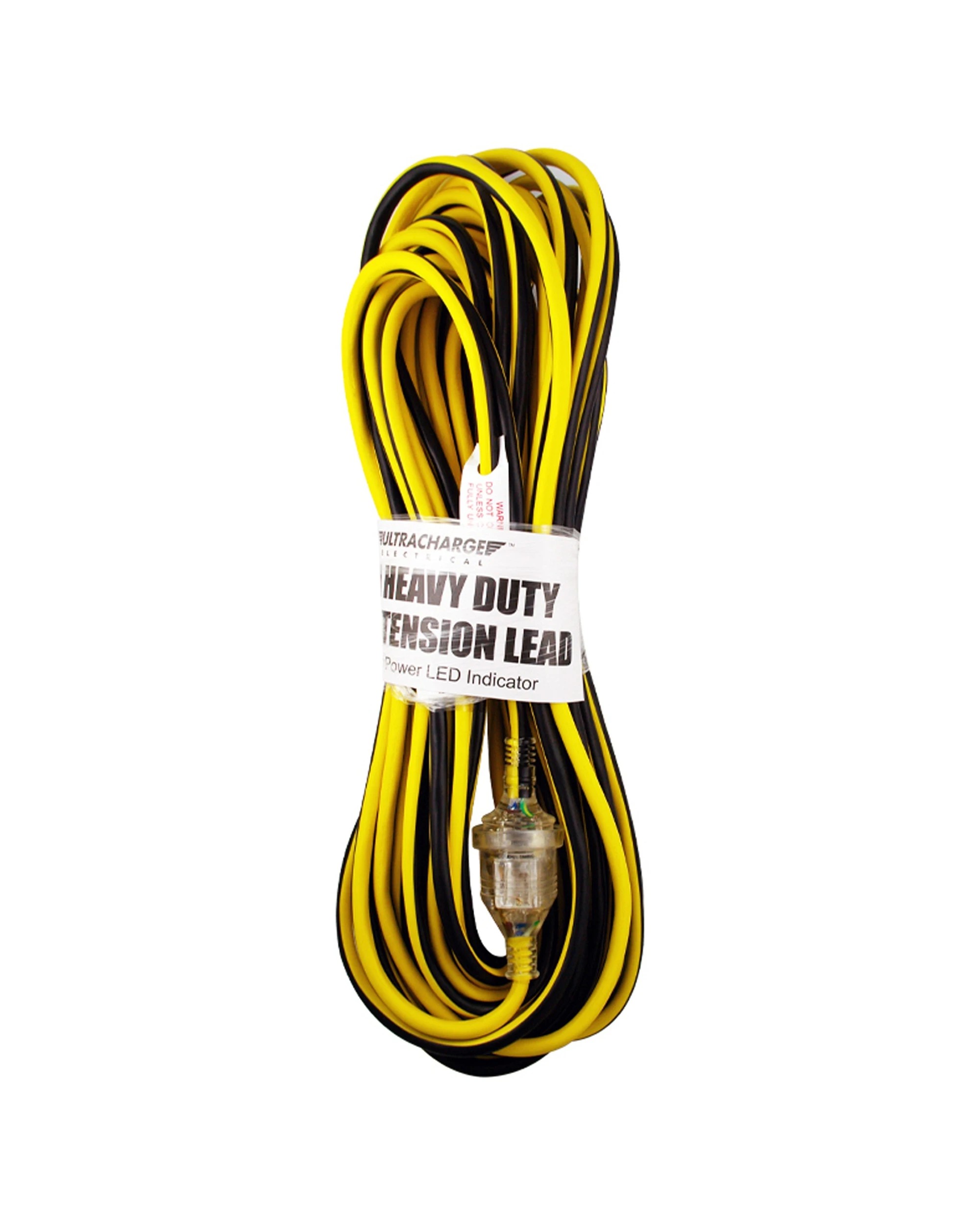 1 Ultracharge 10A Extension Lead 25M Heavy Duty Power - Yellow, 1 of 2