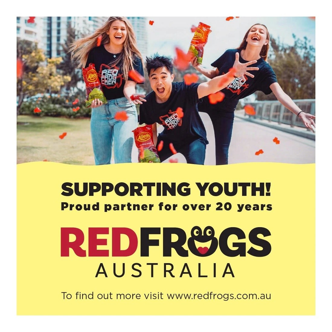 3 Allen's Big Red Frogs 420g, 3 of 3