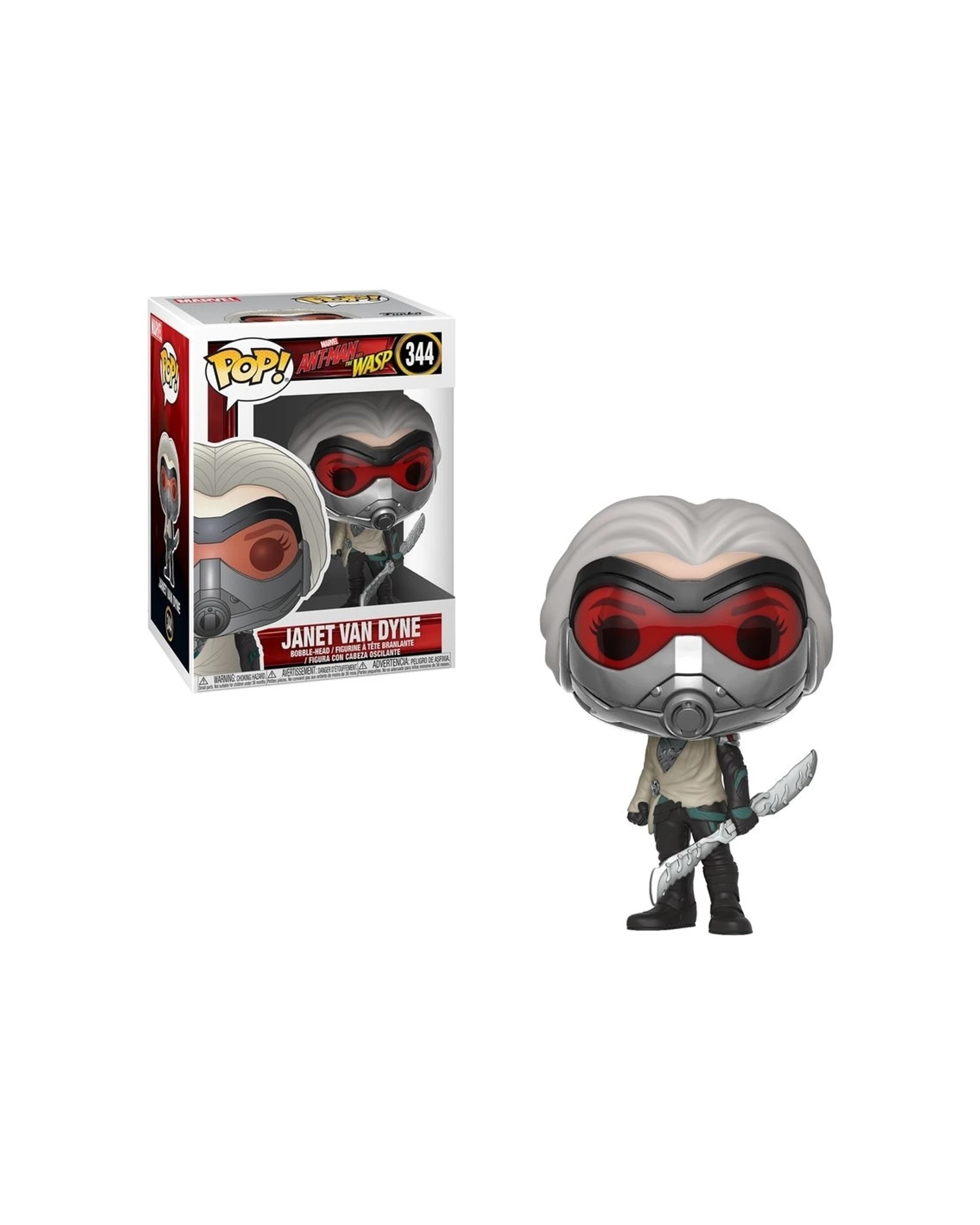 3 Pop Ant-Man 2 - Janet Van Dyne Vinyl Marvel Ant-Man And The Wasp 10cm Figure - Multi, 3 of 3