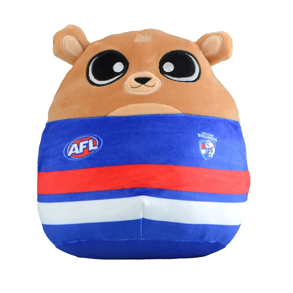 1 AFL Squidglys Bulldogs Plush Toy, 1 of 2