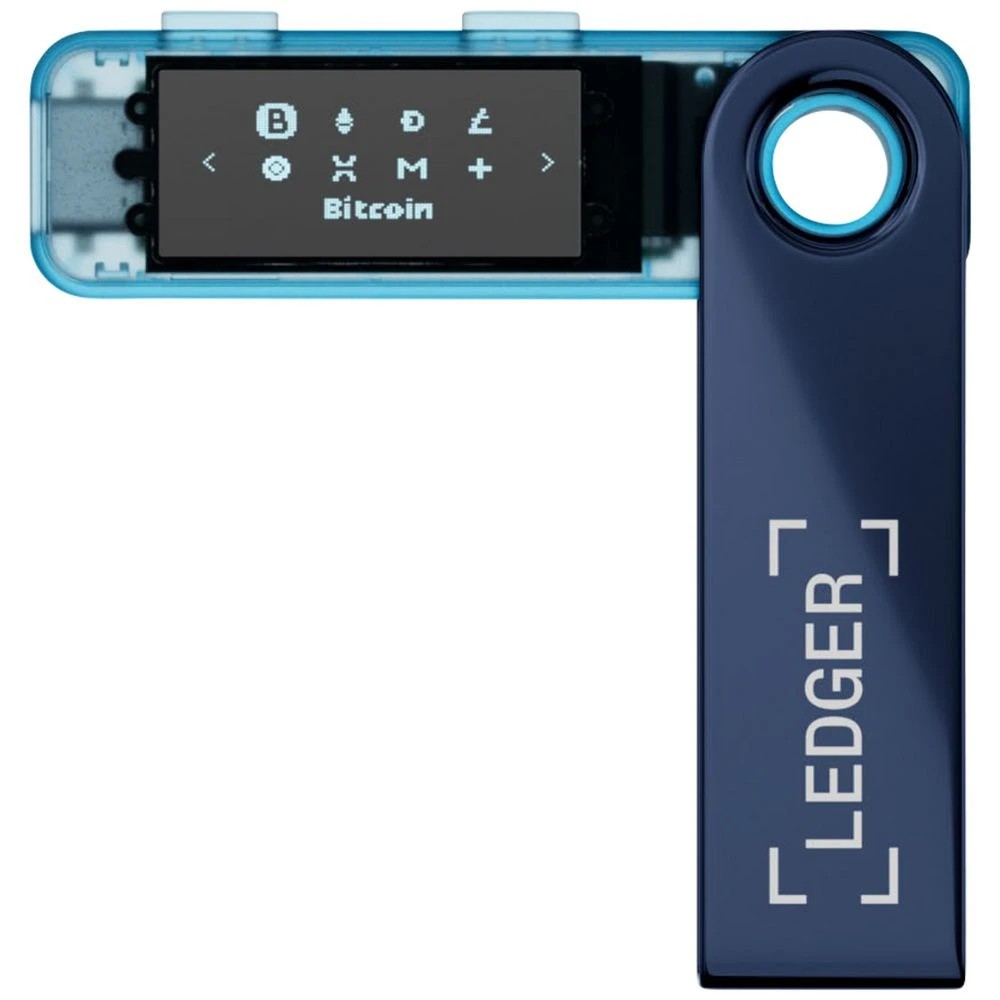 2 Ledger Nano S Plus Crypto Wallet Neptune Blue, 2 of 7